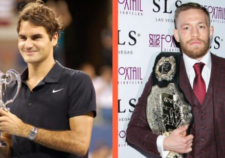 Roger Federer and Conor McGregor