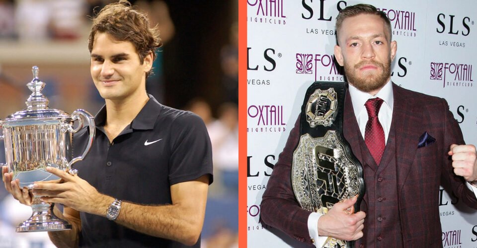 Roger Federer and Conor McGregor