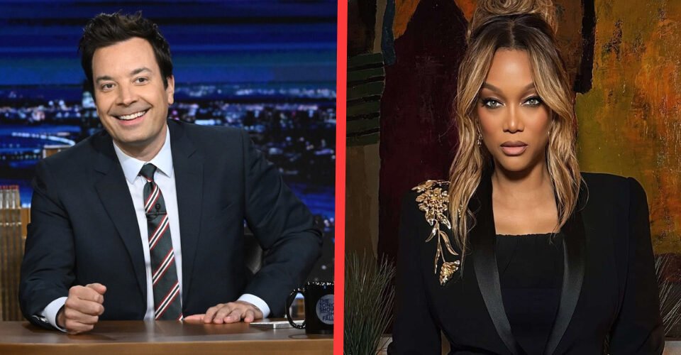 Jimmy Fallon and Tyra Banks