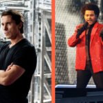 The Weeknd and Christian Bale