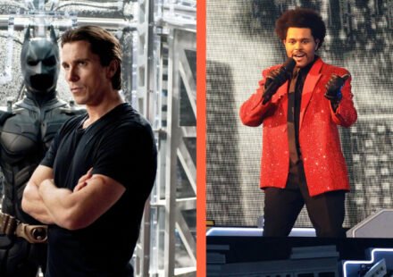The Weeknd and Christian Bale