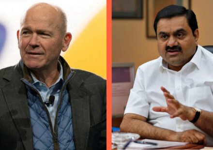 Dave Calhoun and Gautam Adani