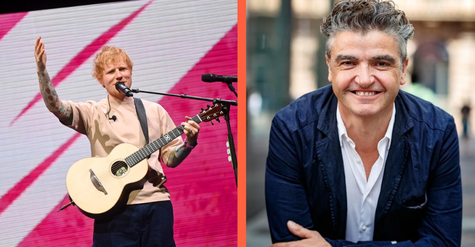 Sean Connolly and Ed Sheeran