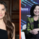 Millie Bobby Brown and Safra Catz
