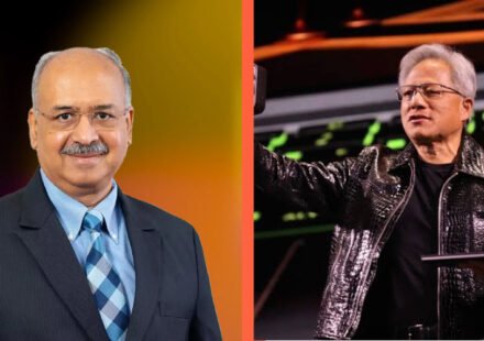 Dilip Shanghvi and Jensen Huang