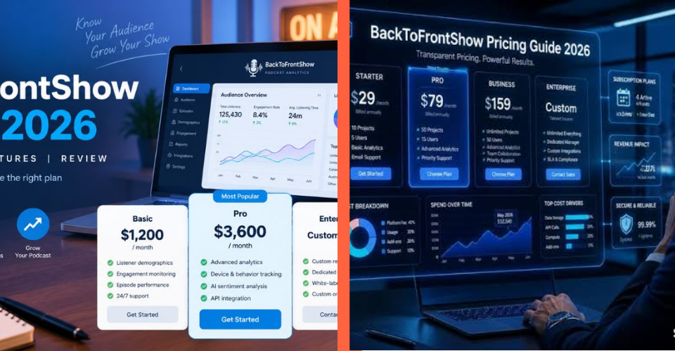 BacktoFrontShow Pricing: Plans, Costs, Features and Complete Guide BacktoFrontShow Pricing