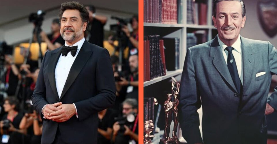 Walt Disney and Javier Bardem
