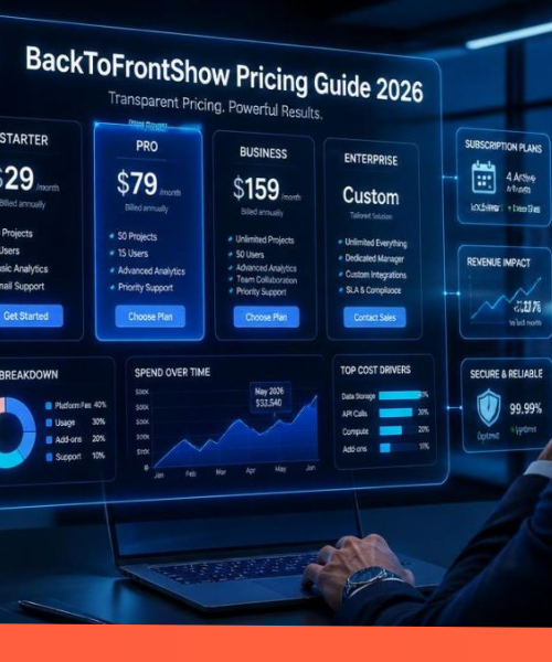 BacktoFrontShow Pricing