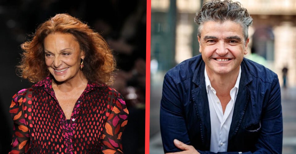 Diane von Furstenberg and Sean Connolly