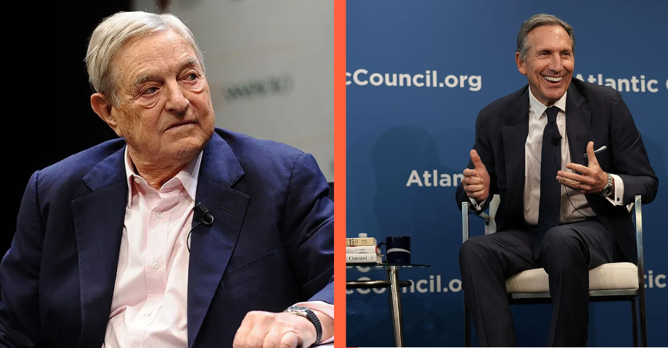Howard Schultz and George Soros: Careers, Wealth and Influence Howard Schultz and George Soros