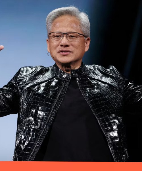 Dilip Shanghvi and Jensen Huang