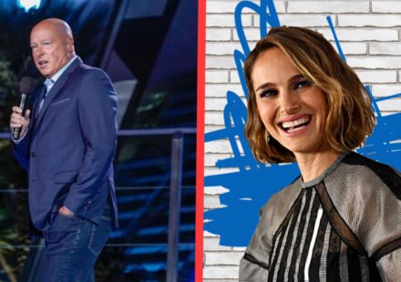 Bob Chapek and Natalie Portman