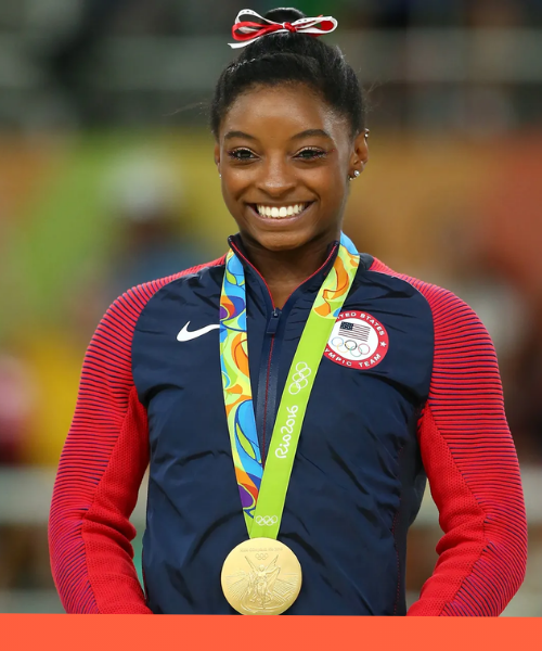 Kathy Warden and Simone Biles