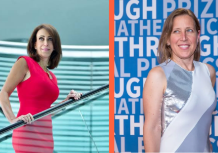 María Asunción Aramburuzabala and Susan Wojcicki