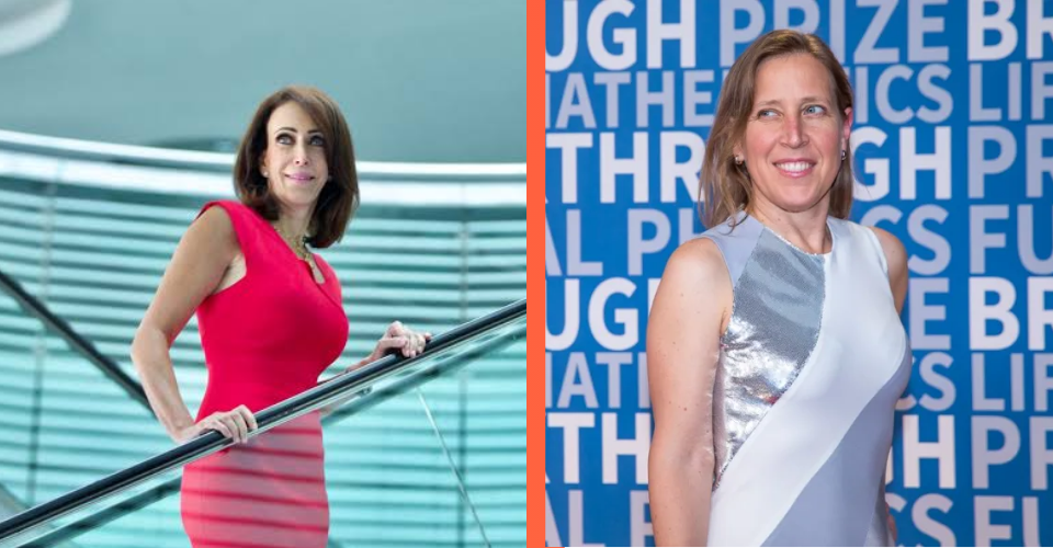María Asunción Aramburuzabala and Susan Wojcicki