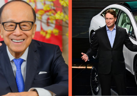 Li Ka-shing and Ola Källenius