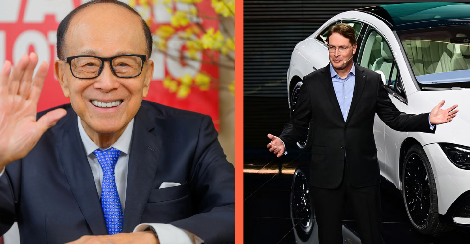 Li Ka-shing and Ola Källenius