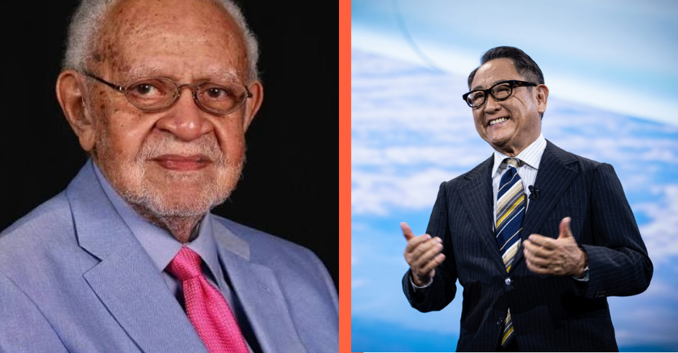 Richard Peery and Akio Toyoda