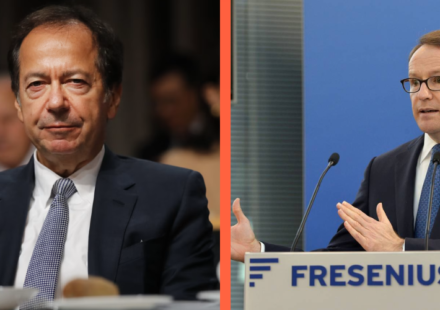 John Paulson and Ulf Mark Schneider