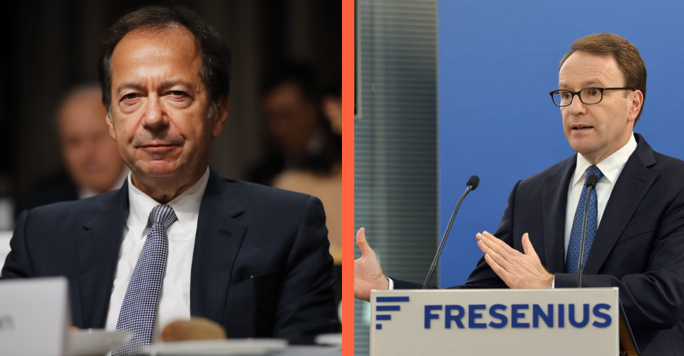 John Paulson and Ulf Mark Schneider