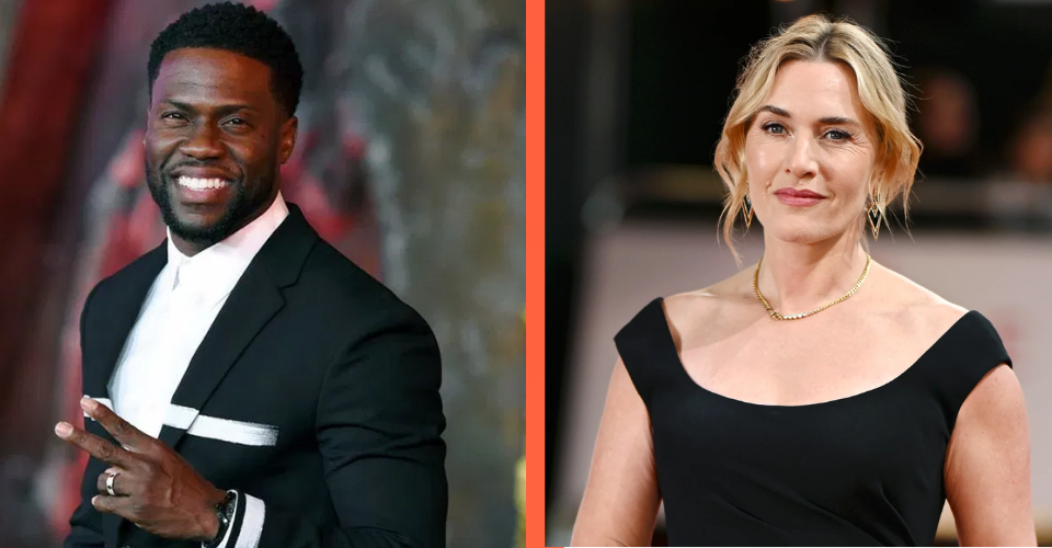 Kevin Hart and Kate Winslet